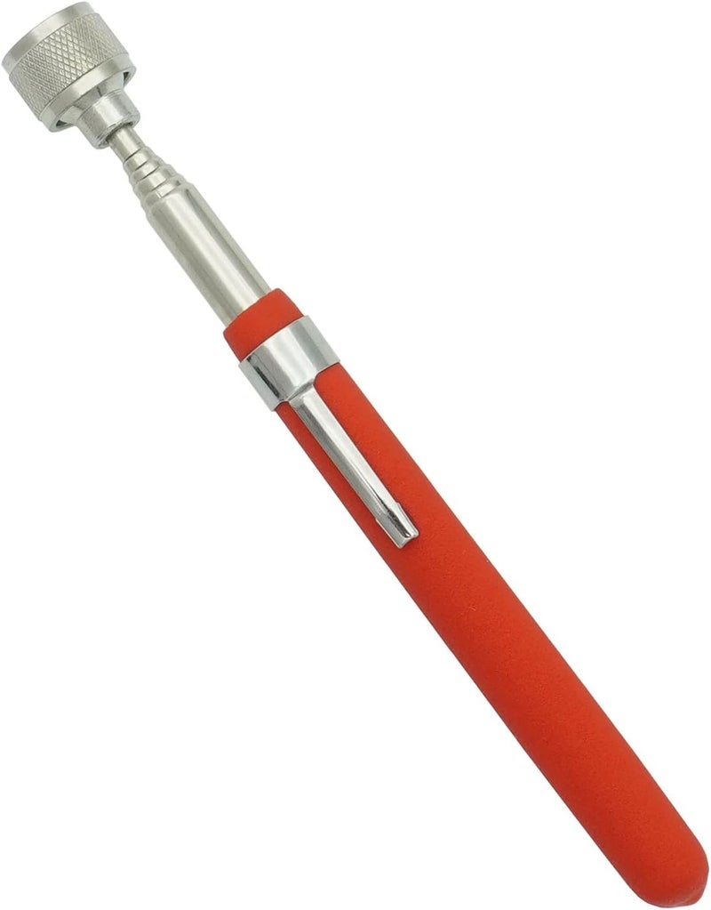 VASTOOLS Telescopic Magnetic Pickup Tool,10LB Magnet Stick, 30" Extendable Magnet with Pocket Clip - Image 1